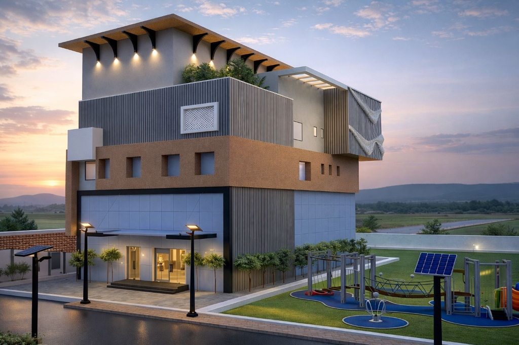 Clubhouse and Solar Play Zone